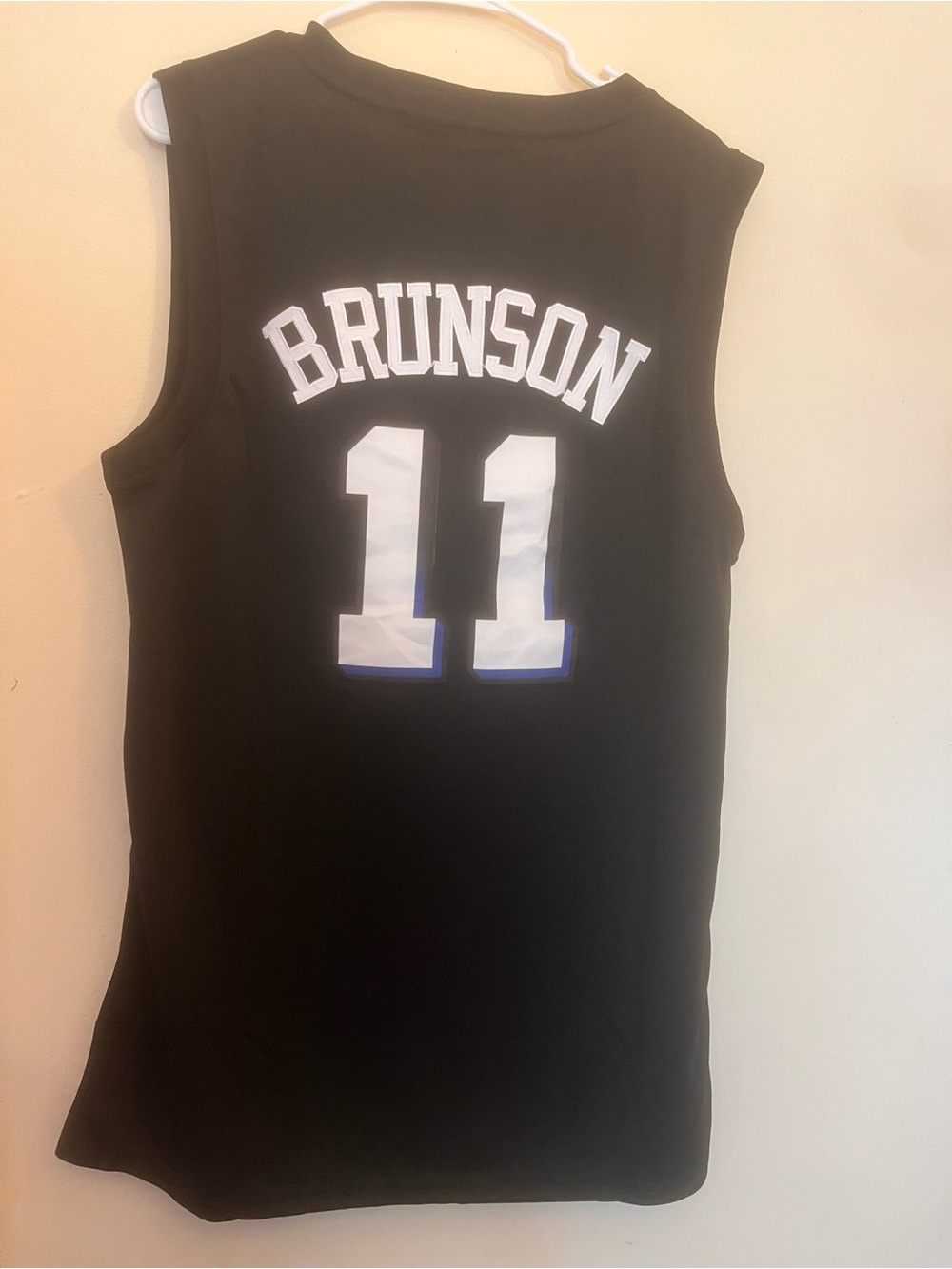 Embroidered Brunson Basketball Jersey New York city never sleeps edition
